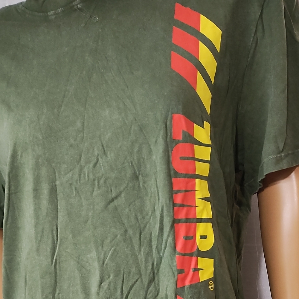 Zumba Fitness Green Short Sleeve Tee - Picture 3 of 5
